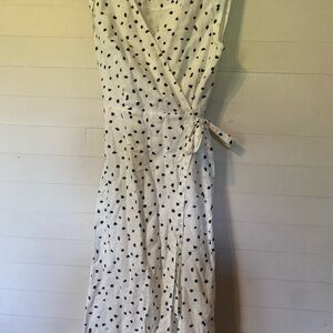 Banana Republic Polka Dot Wrap Dress